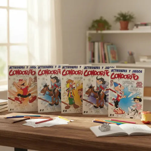 Pack Condorito Actividades Y Juegos (5 Tomos) / Pepo