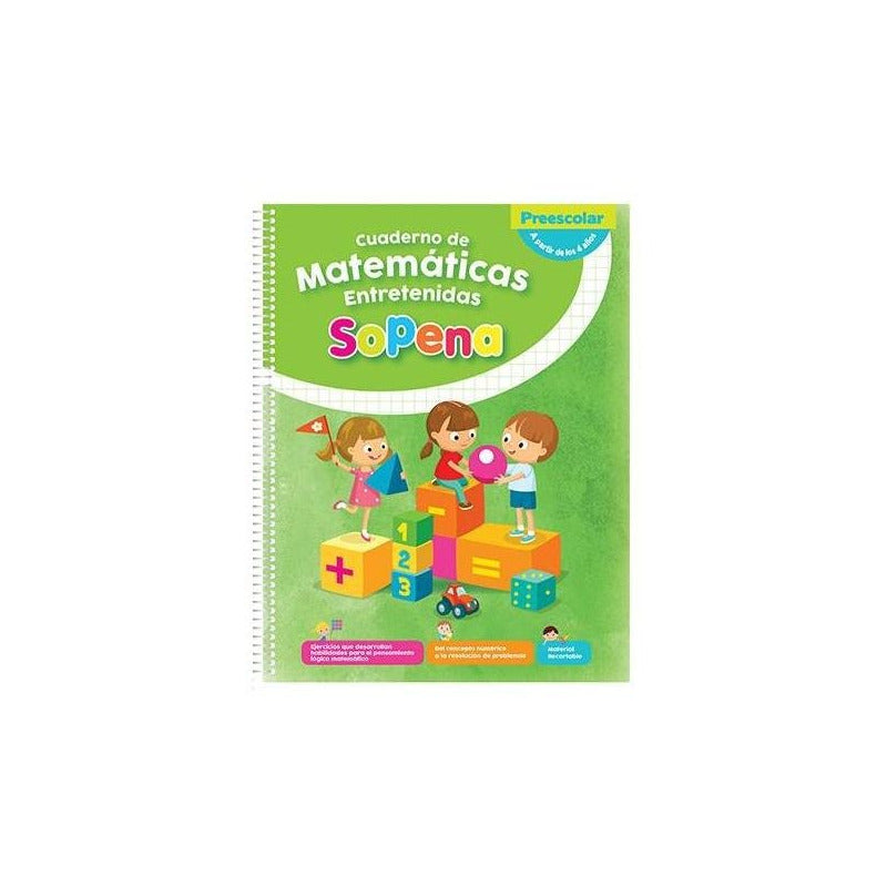 Matematicas Entretenidas Prekinder Desde 4 Años / Sopena