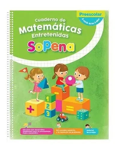 Matematicas Entretenidas Prekinder Desde 4 Años / Sopena