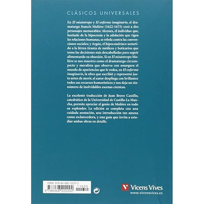 El Misantropo & El Enfermo Imaginario / Moliere