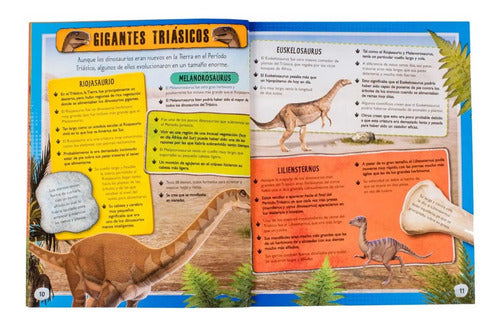 501 Hechos De Dinosaurios Incluye Moldes + Stickers  / Lexus