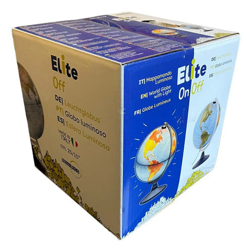 Globo Terráqueo Elite Físico / Político 25 Cms Con Luz