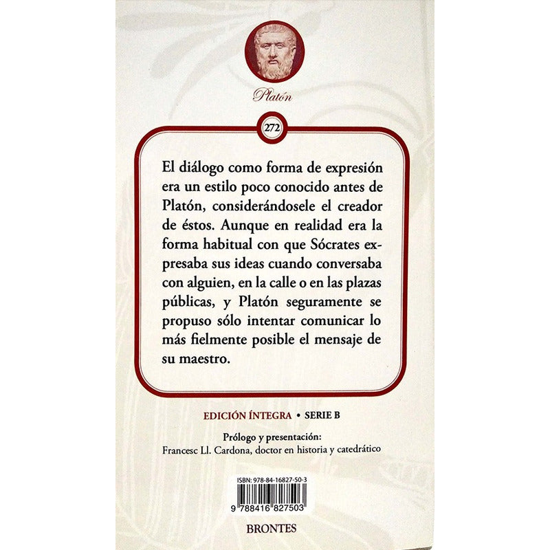 Diálogos Alegoria De La Caverna Gorgias El Banquete / Platón