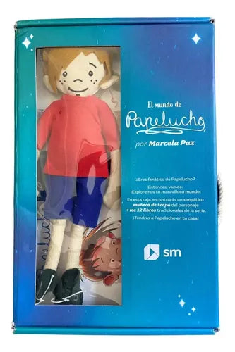 Pack Biblioteca Papelucho 12 Tomos (incluye Peluche) / Paz