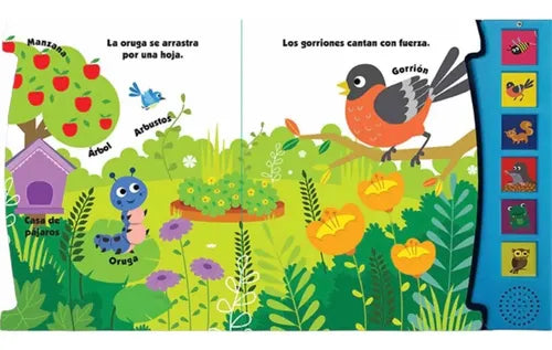Un Día En El Jardín (libro Con Sonidos) / Plutón Kids