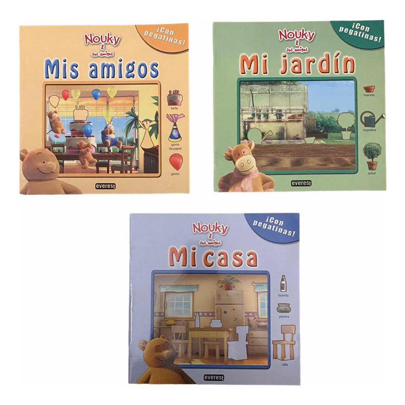 Pack Infantil 3 Tomos Mis Amigos / Mi Casa / Mi Jardin