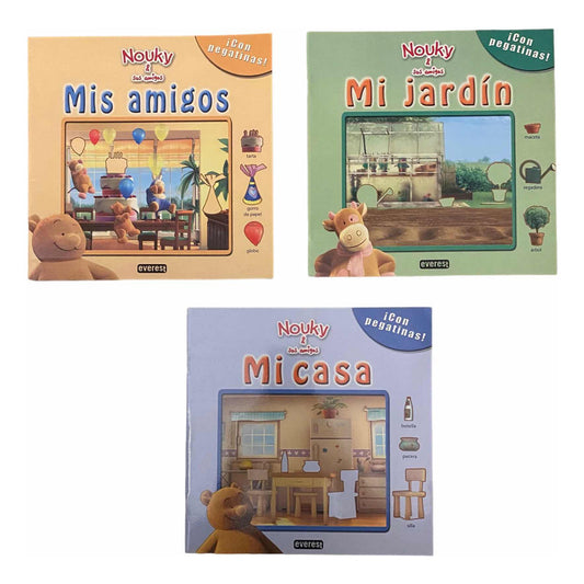 Pack Infantil 3 Tomos Mis Amigos / Mi Casa / Mi Jardin