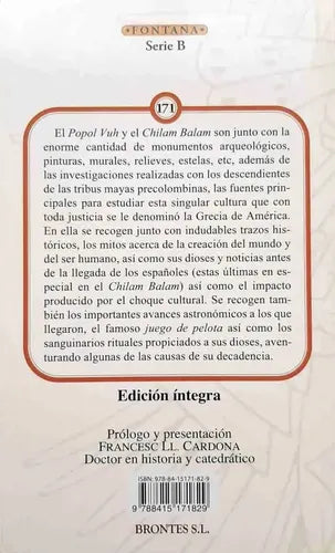 Popol Vuh & Chilam Balam Los Libros Sagrados De Los Mayas