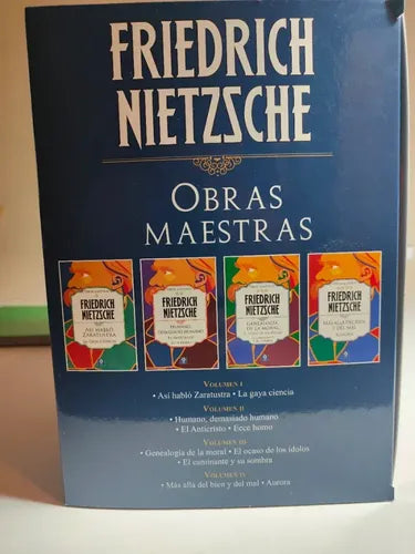 Pack Obras Maestras (4 Tomos Tapa Dura) / Friedich Nietzsche