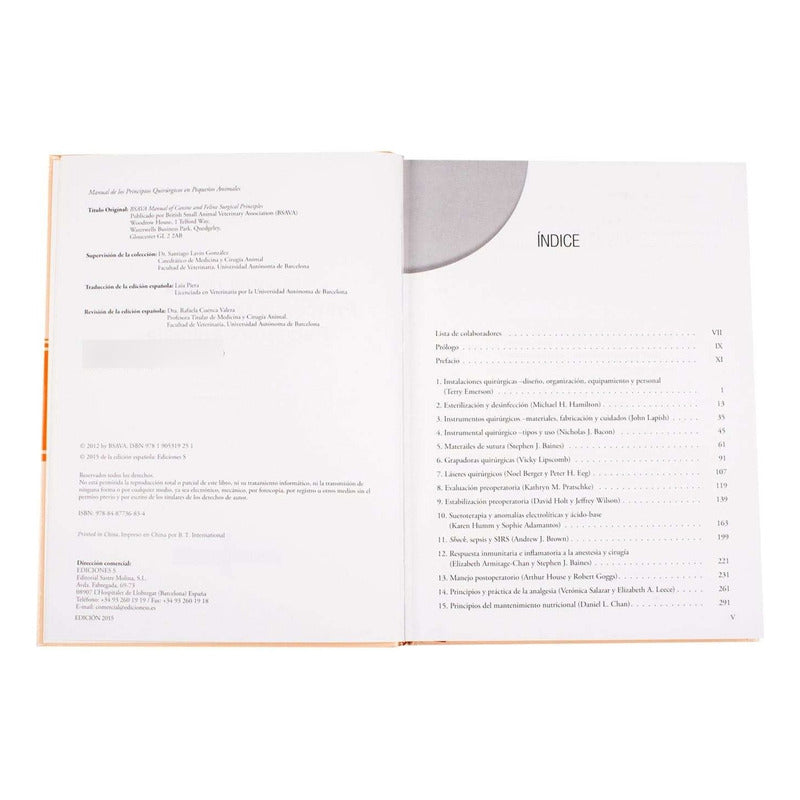 Manual De Los Principios Quirúrgicos / Lexus