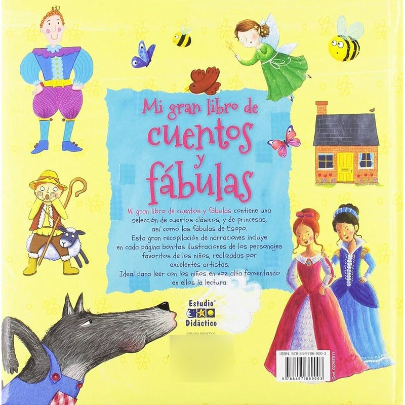 Mi Gran Libro De Cuentos Y Fabulas (tapa Dura Acolchada)
