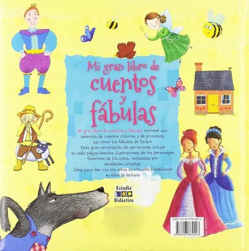 Mi Gran Libro De Cuentos Y Fabulas (tapa Dura Acolchada)