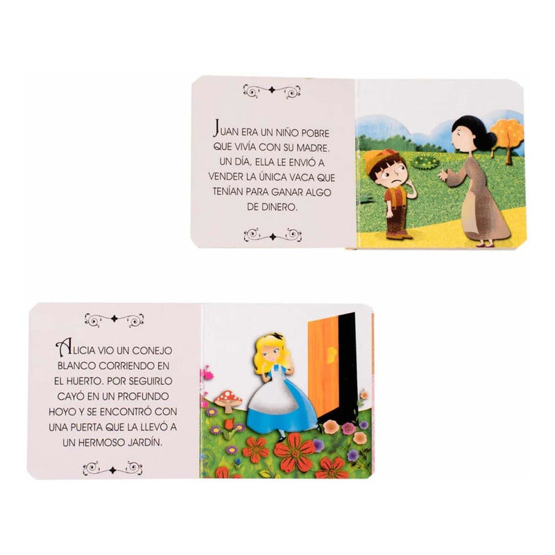 Cuentos Clásicos 6 Libritos Acartonados Cofre / Lexus