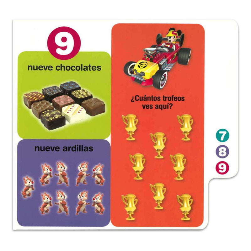 Números Mi Primer Libro Mickey Mouse (tapa Dura) / Lexus