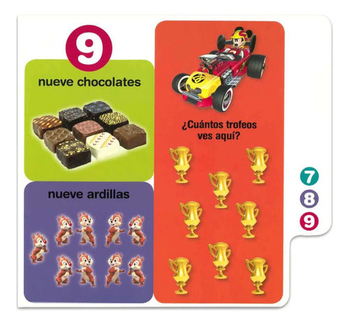 Números Mi Primer Libro Mickey Mouse (tapa Dura) / Lexus