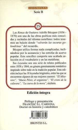 Rimas Y Leyendas / Gustavo Adolfo Becquer