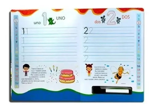 Aprender Los Números Y Las Formas Mi Libro Pizarra Con App