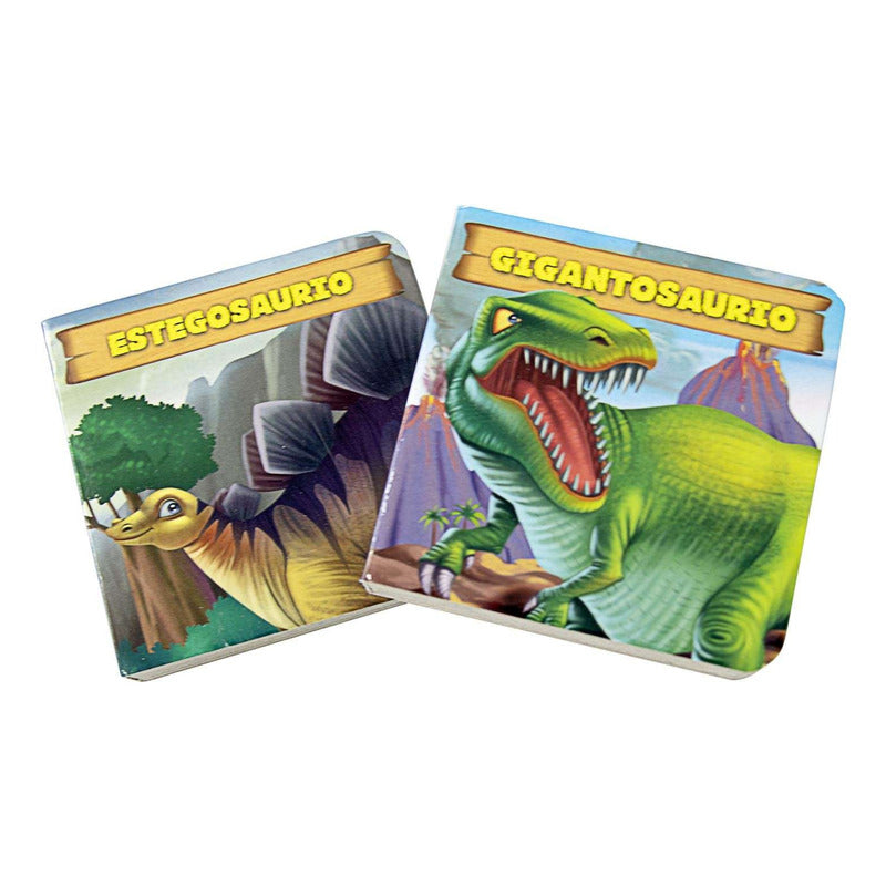 Dinos 6 Libritos Acartonados Cofre Imantado / Lexus