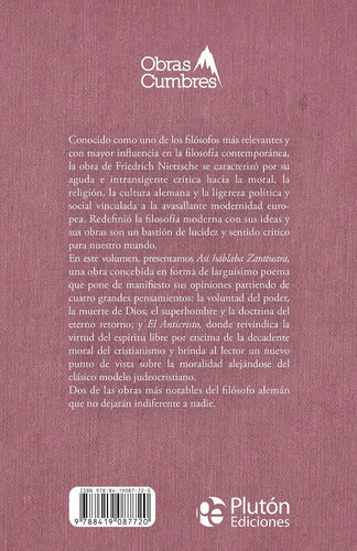 Así Hablaba Zaratustra & El Anticristo / Friedrich Nietzsche