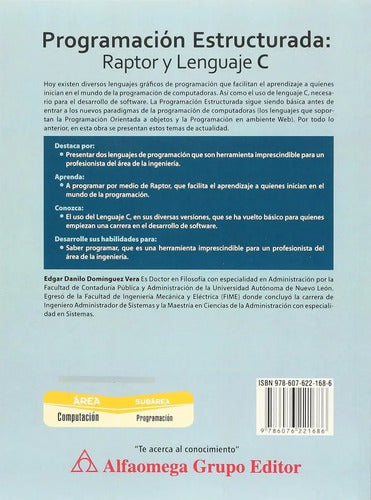 Programacion Estructurada Raptor Y Lenguaje C / Domínguez