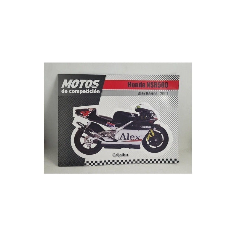 Moto Colección Escala Gp Honda Nsr500 Alex Barros 2001 1/24