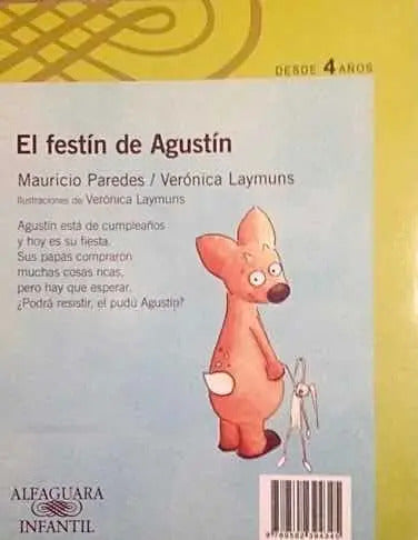 El Festín De Agustín (tapa Dura) / Mauricio Paredes