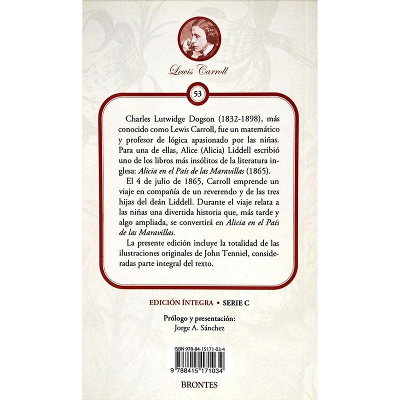 Alicia En El Pais De Las Maravillas (ilustrado) / L. Carroll
