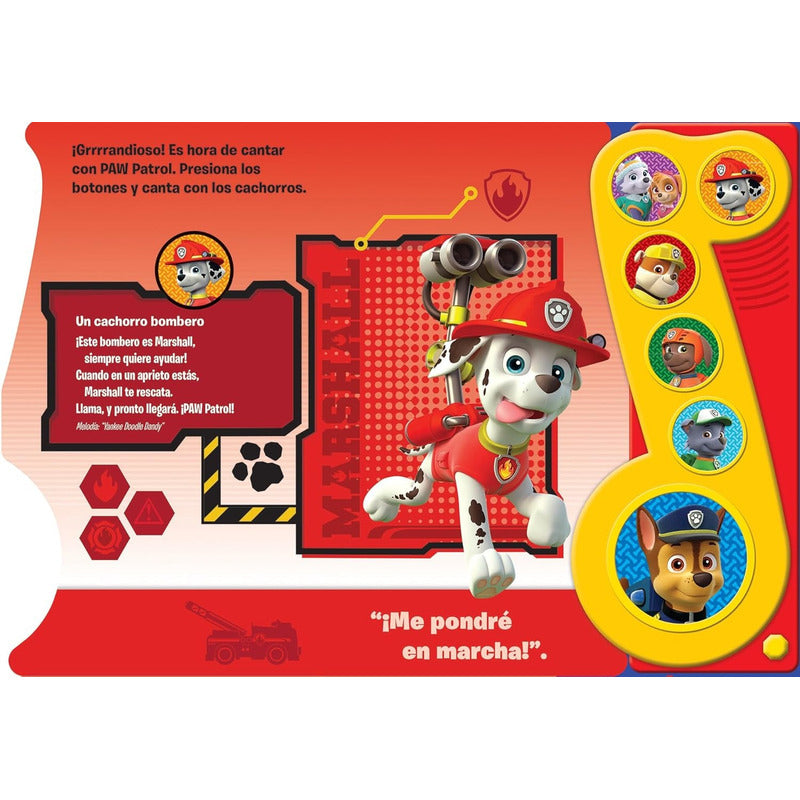 Paw Patrol Canciones De Cachorros (tapa Dura) / Nickelodeon