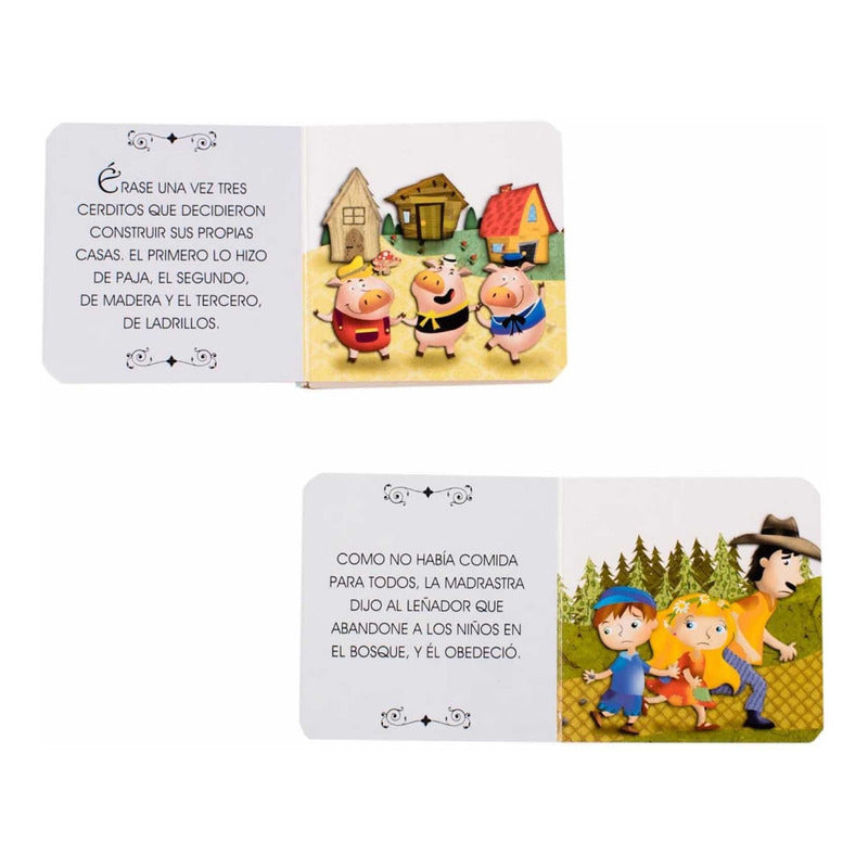 Cuentos Clásicos 6 Libritos Acartonados Cofre / Lexus