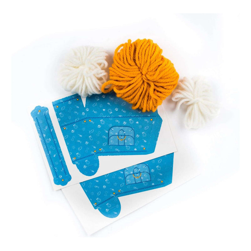 Pompón Mascotas Libro + Lanas, Fieltro, Moldes / Lexus