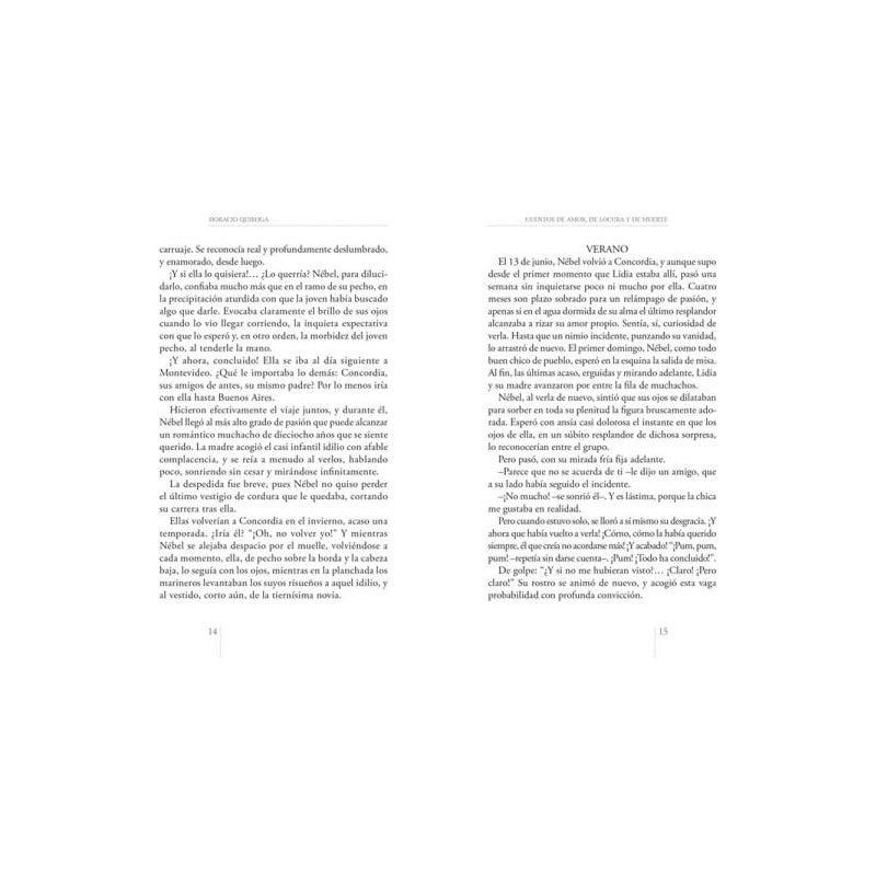 Cuentos De Amor De Locura Y De Muerte / Horacio Quiroga