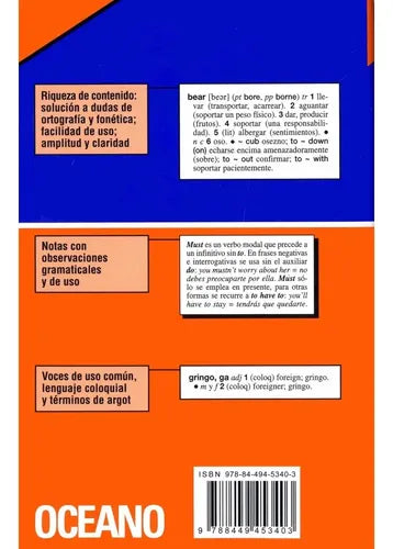 Diccionario Oceano Pocket Ingles / Español