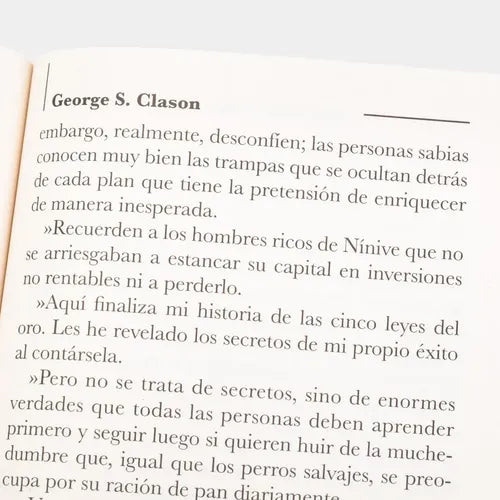 El Hombre Más Rico De Babilonia / George Clason