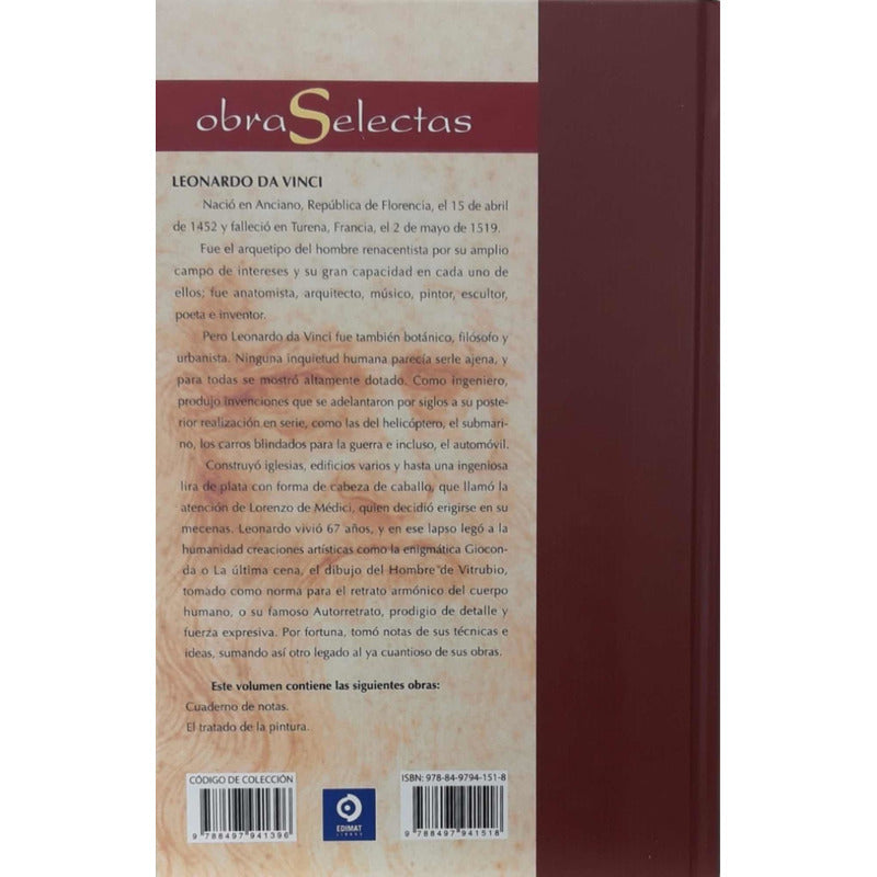 Obras Selectas / Leonardo Da Vinci