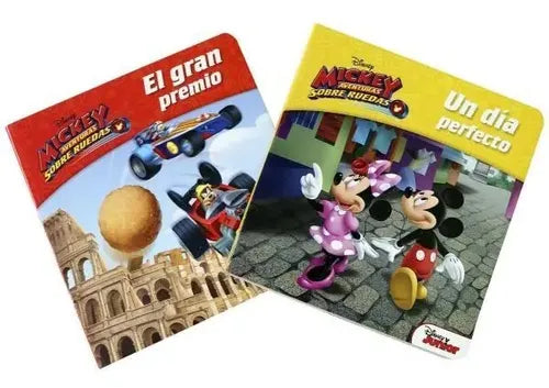 Mickey Aventura Sobre Ruedas Historias Maravillosas 4 Libros