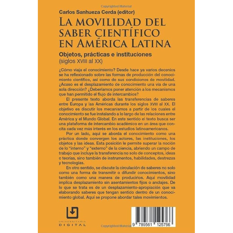 Movilidad Del Saber Cientifico En  / Carlos Sanhueza