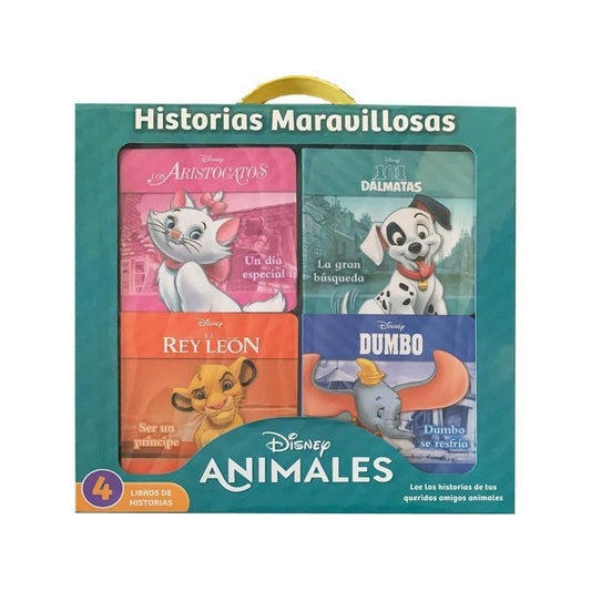 Disney Animales Historias Maravillosas 4 Libros / Lexus
