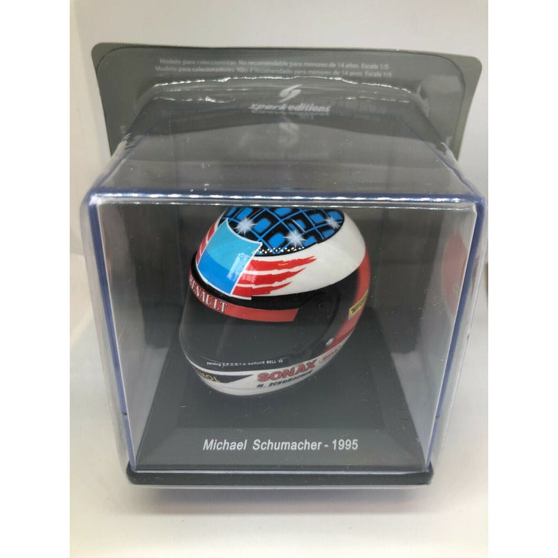 Casco Formula 1 Michael Schumacher Renault 1995 Escala 1:5
