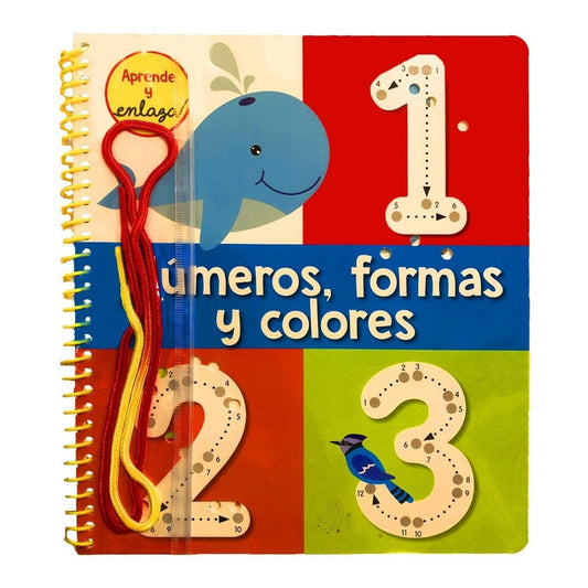 Números, Formas Y Colores Aprende Y Enlaza