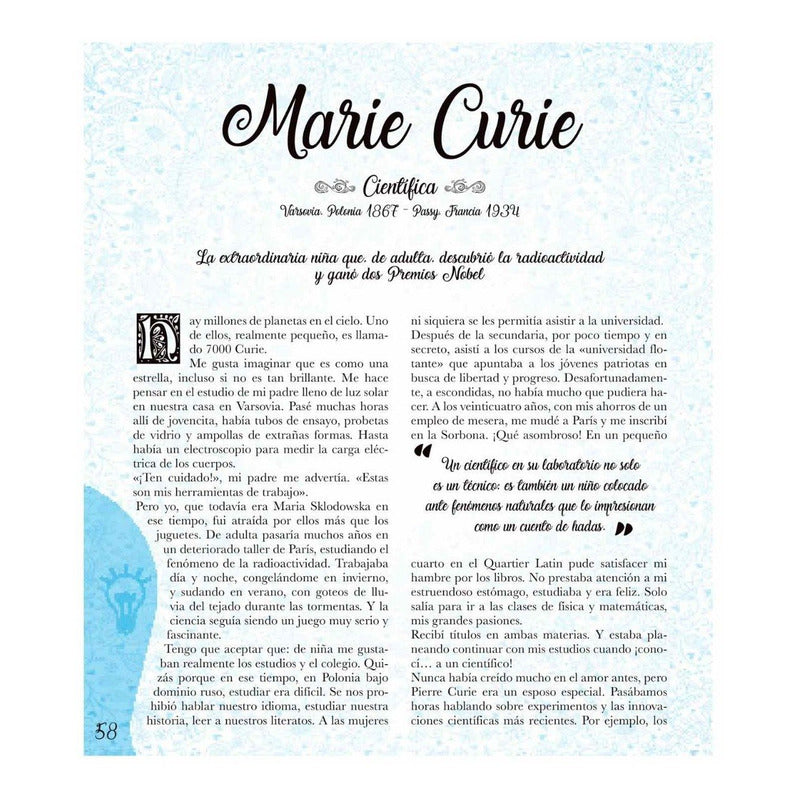 20 Extraordinarias Niñas Que Cambiaron El Mundo / Lexus