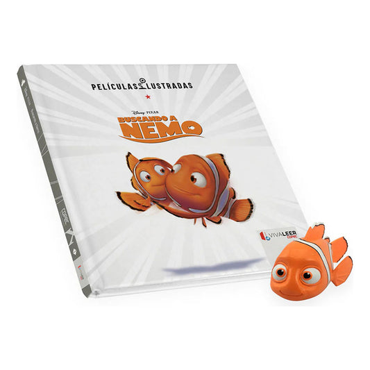 Set Libro Buscando A Nemo + Figura Nemo / Disney