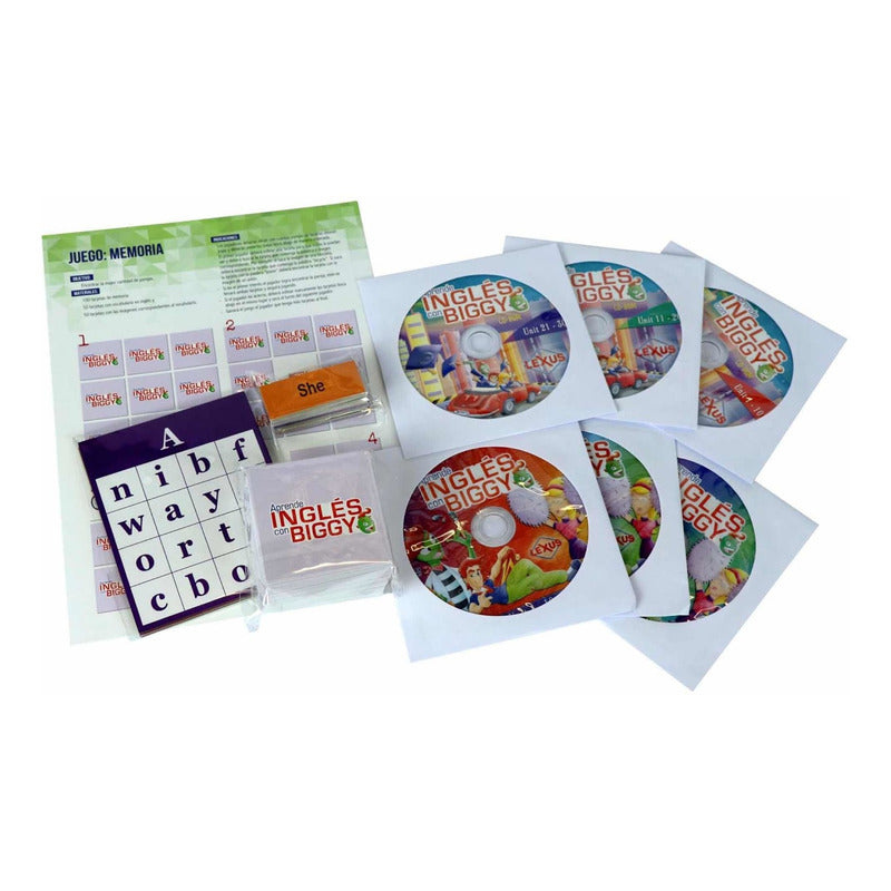 Aprende Inglés Con Biggy + 3 Cds + 3 Dvd / Lexus