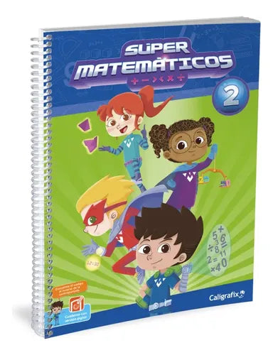 Pack Super Matemáticos N°1 Y N°2 / Caligrafix
