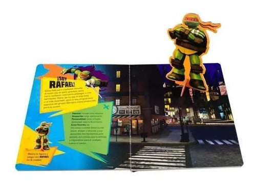Turtles Ninja Soy Rafael Libro + Figura Base / Lexus