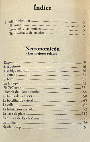 El Necronomicon / Lovecraft