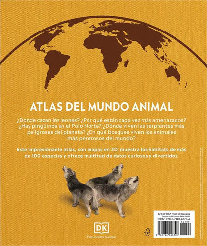 Dk Enciclopedia Atlas Del Mundo Animal (tapa Dura)