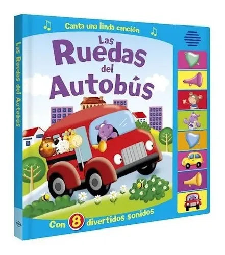 Las Ruedas Del Autobus Canta Una Cancion Libro Con Sonido