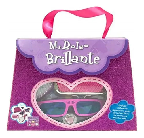 Mi Bolso Brillante + Monedero Lentes, Libro Anillo / Lexus