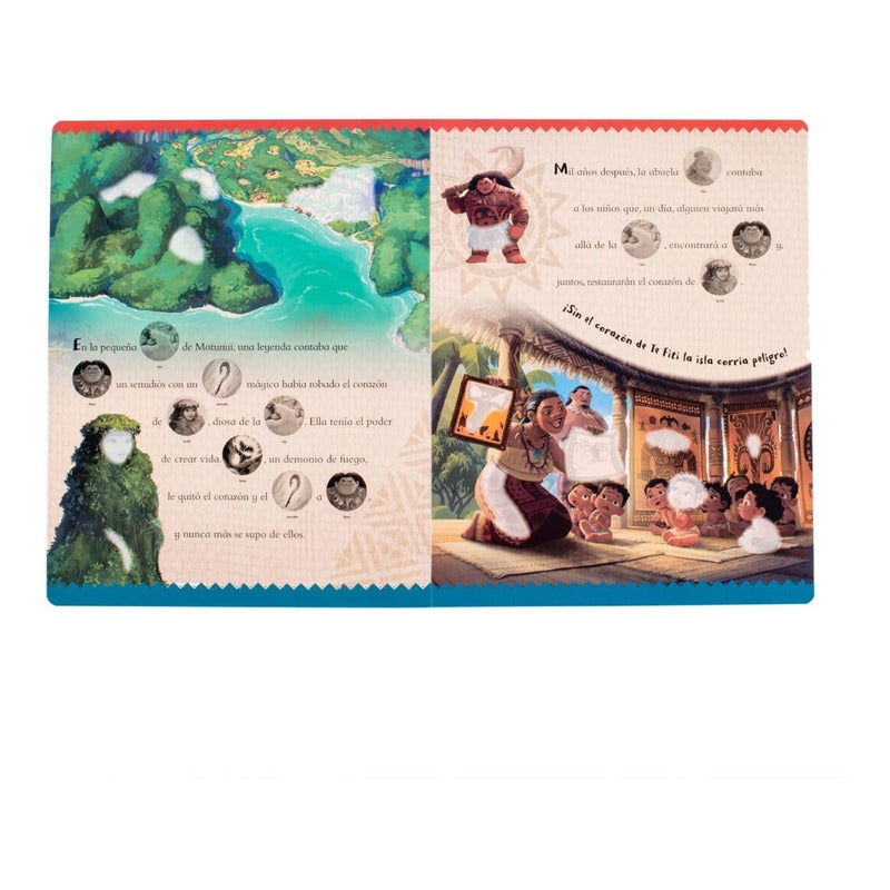 Disney Moana Libro Cuento Tablero / Lexus