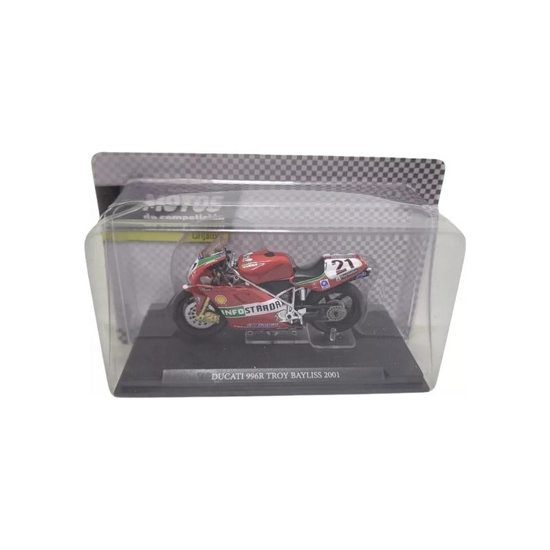 Moto Colección Escala Gp Ducati 996r Troy Bayliss 2001 1/24